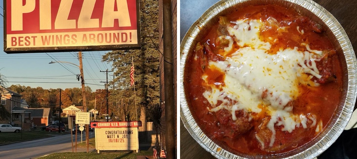 Conway Pizza Menu